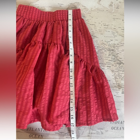 Coco Blanc Girls Size 8 Red Skirt - Picture 5 of 5